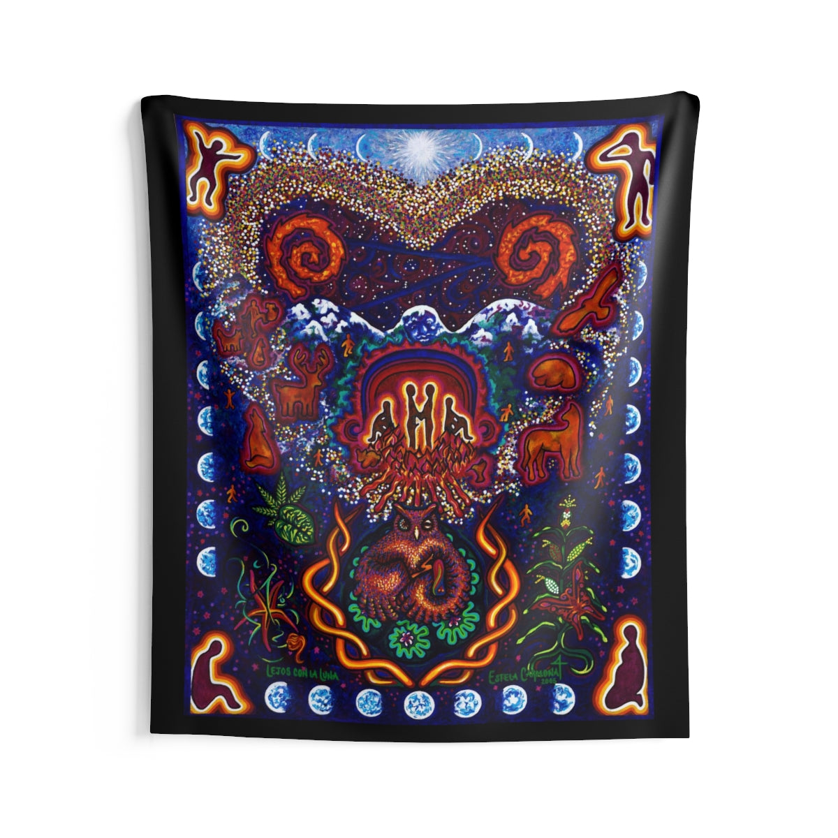 Away with the Moon Tapestry