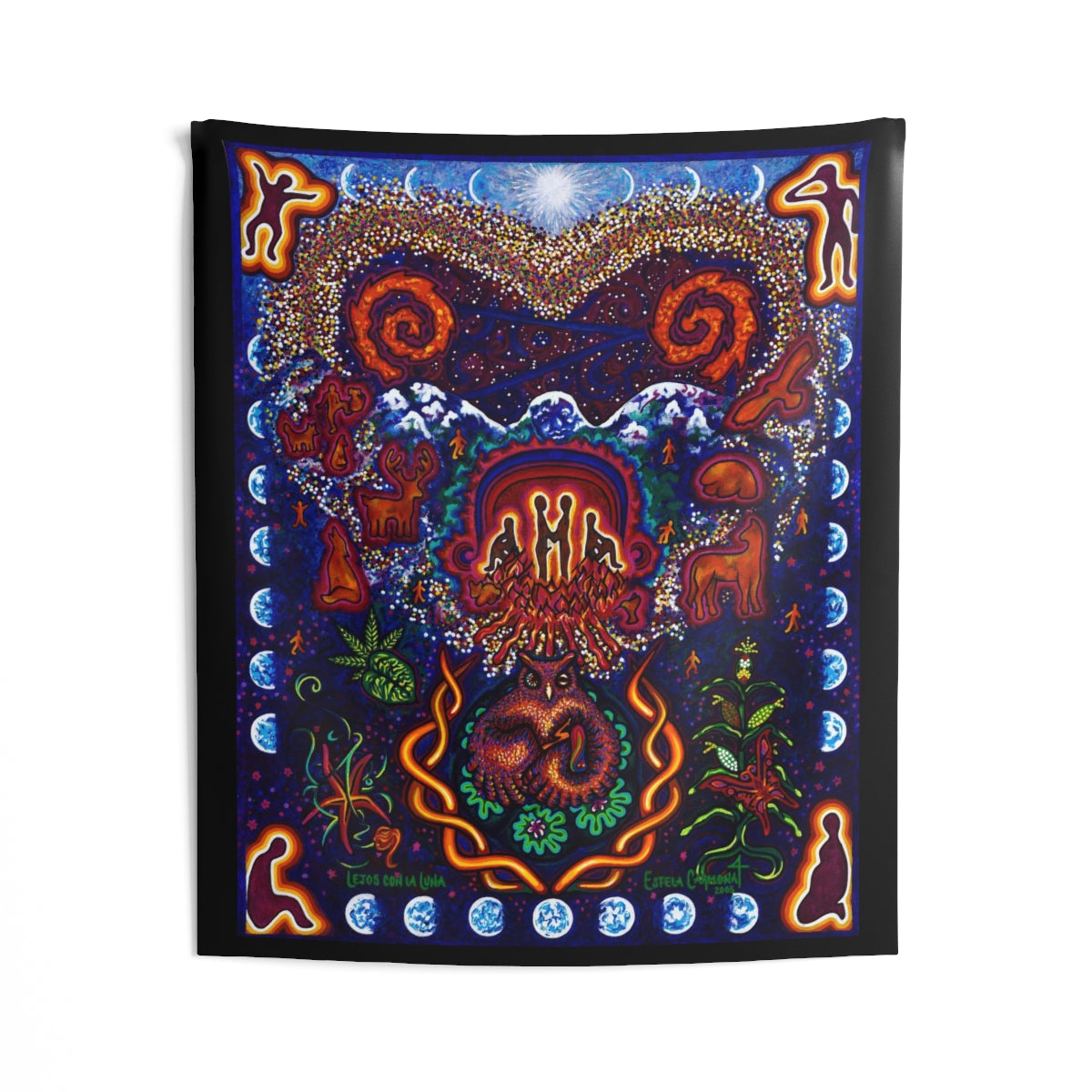 Away with the Moon Tapestry